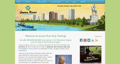 Desktop Screenshot of jamesriverdogtraining.com